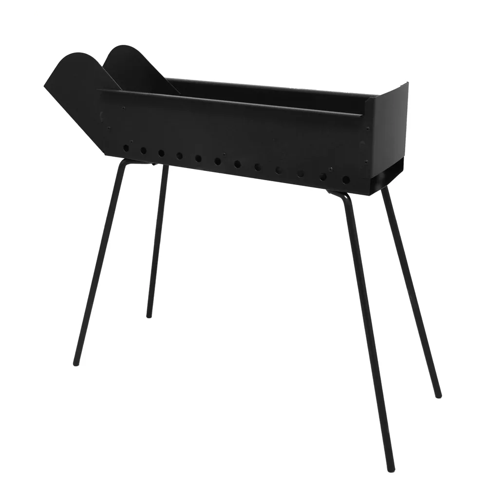 Mille BBQ-40 Go - Barbecue spécial pour brochettes à charbon - 40x14 cm