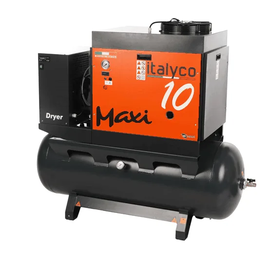 Italyco Maxi 10/270 D - Compresseur rotatif à vis - Pression max 10 bar