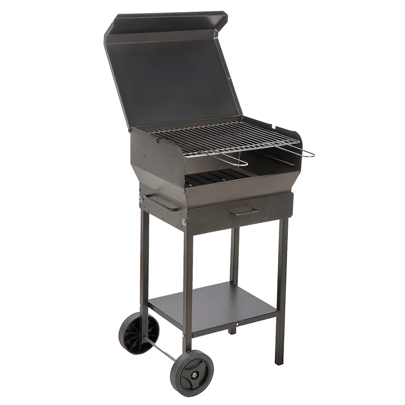 Mille Doriano Small - Barbecue à charbon en fer artisanal - 47,5x37 cm