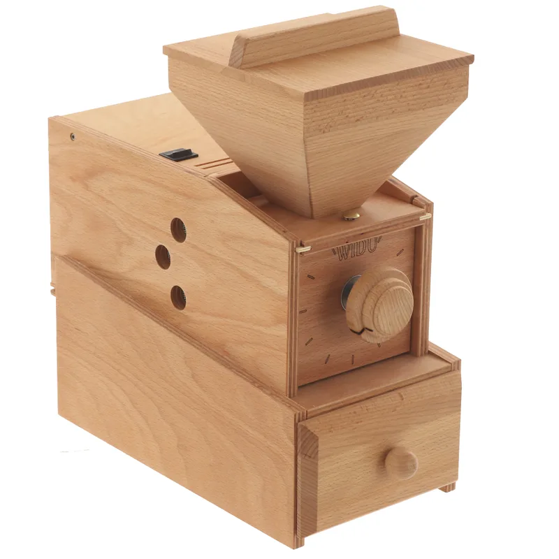 WIDU Widukind Mod. 1 - Moulin à farine en hêtre avec meules en pierre - 400W