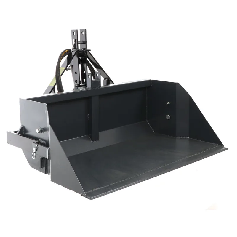 Godet arrière hydraulique pour tracteur BlackStone B-PAL H 140 - de 140 cm - Charge 400Kg