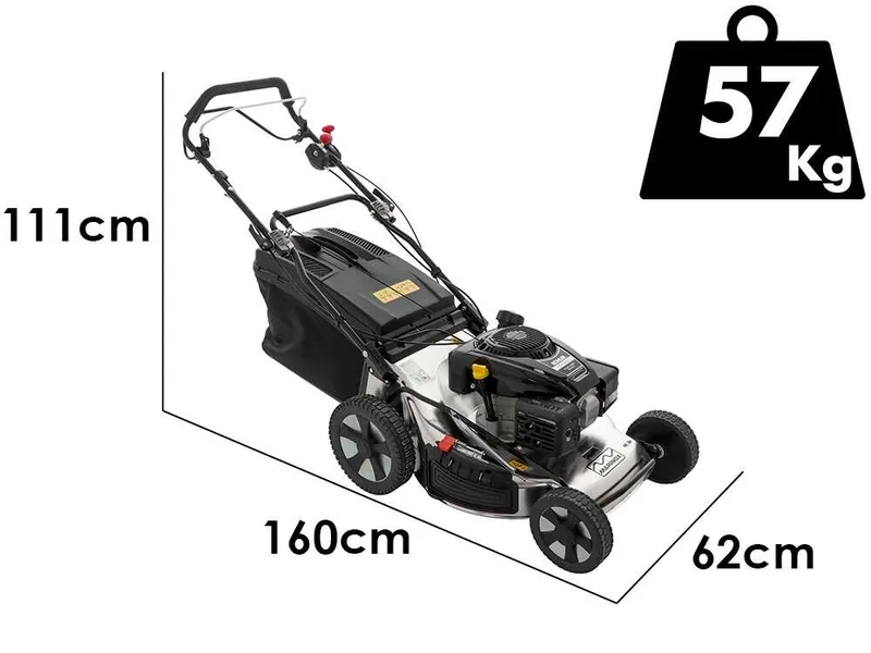 Marina Systems MX 57 SK 3V - Tondeuse à gazon thermique tractée - Moteur Kohler HD775