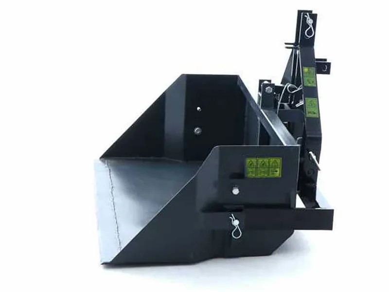 Godet arrière pour tracteur Blackstone B-PAL 180 - avec lame de 180 cm - charge 700Kg