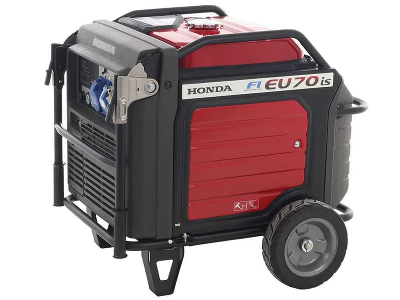 Honda EU70is - Groupe électrogène inverter sur chariot à essence 7 kW - Continu 5.5 kW Monophasé + ATS