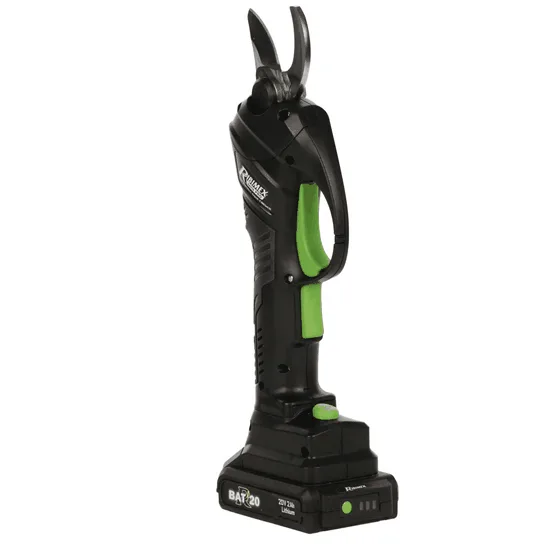 Ribimex PRBAT20/SEC - Sécateur de taille électrique - 20 V/2 Ah - Diamètre de coupe 25 mm