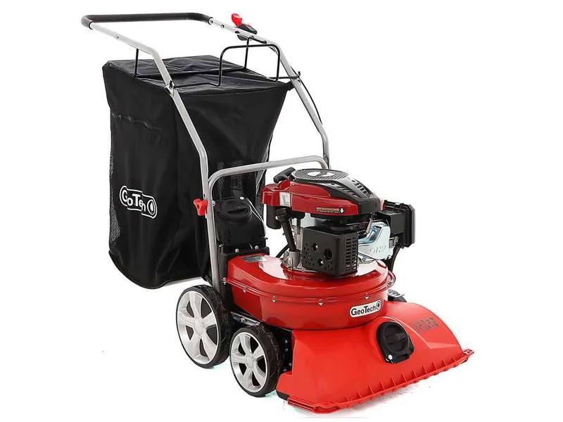 GeoTech LV 450 - Aspirateur à feuilles thermique à roues - Loncin 159 cc