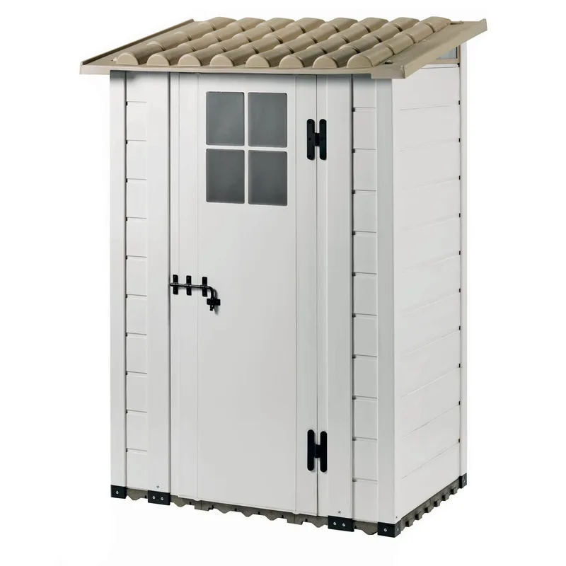 Garofalo Tuscany Evo 100 - Abri de jardin - Avec fenêtre et porte à un battant - 122,5 x 82,5 x 201 cm