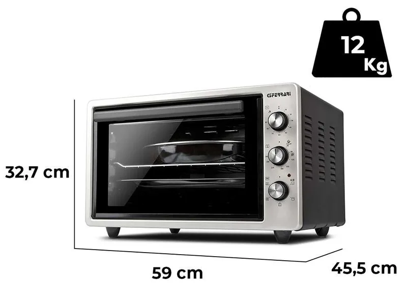 G3 Ferrari Rostò - Four électrique ventilé - 45L 1400W