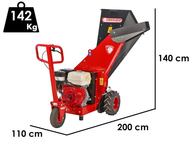 Ceccato Tritone Maxi autotracté - Broyeur thermique - Moteur Honda GX390