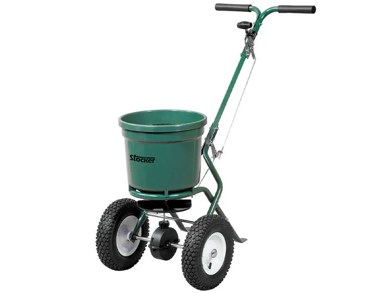 Stocker 3906 - Semoir à poussée manuelle - Épandeur d'engrais - Capacité 40 l