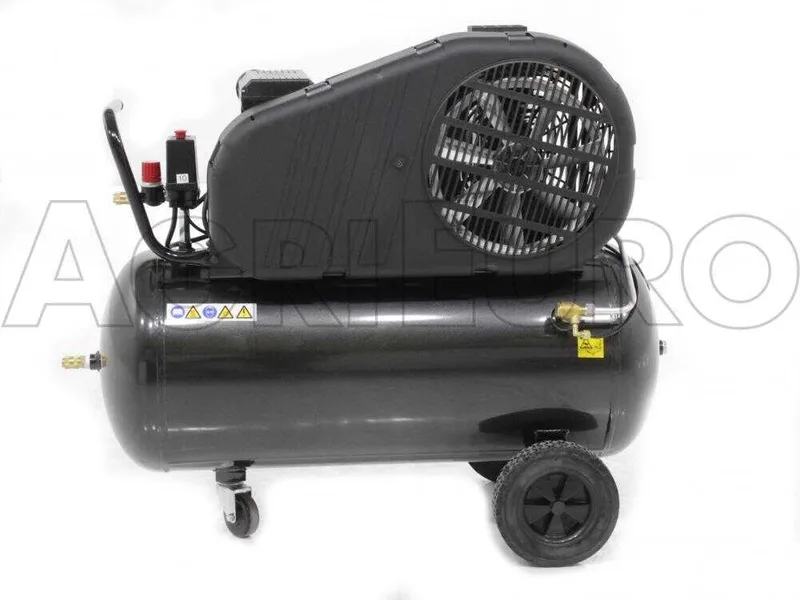 Nuair B2800 /100 CM2 - Compresseur d'air électrique monophasé à courroie - Moteur 2 CV - 100 L