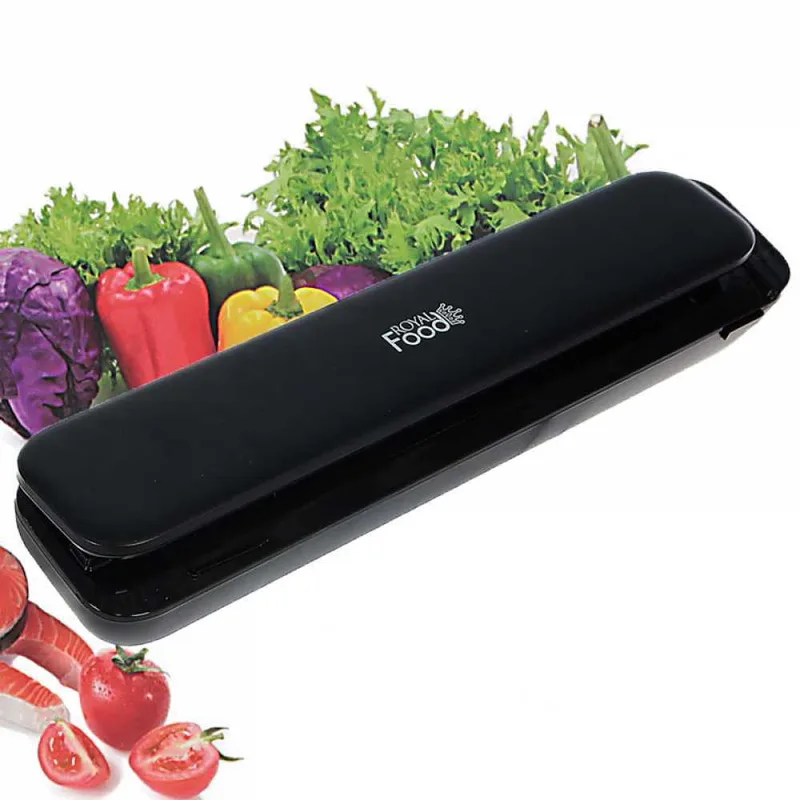 Royal Food VS30E Extra Slim Black - Machine sous vide - Barre de soudure de 30 cm