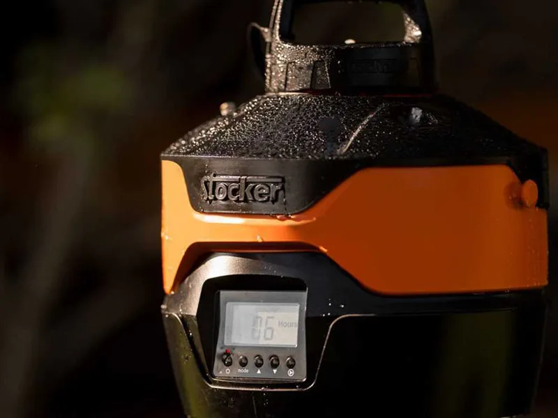 Stocker Geyser 4L Orange - Nébuliseur anti-moustiques de jardin à batterie - 12 V 2,5 Ah