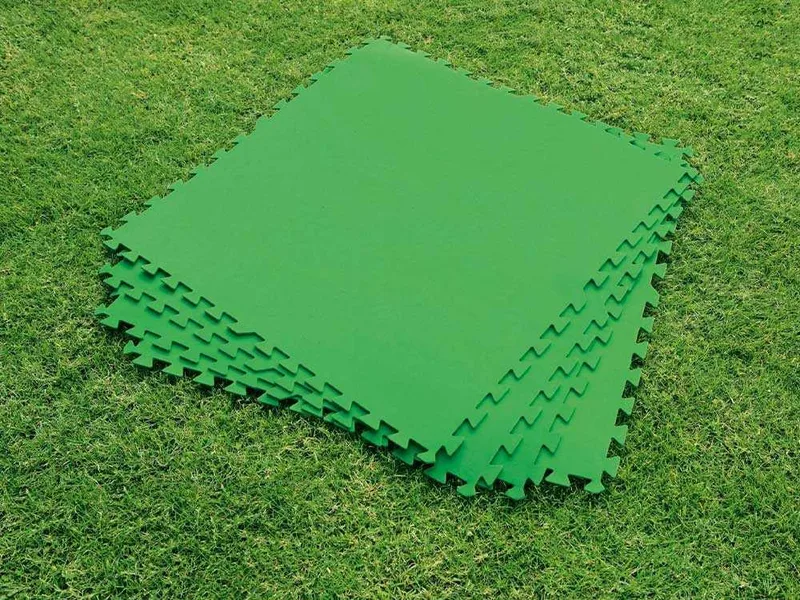 Dalle anti-dérapante verte 78x78 cm 9 pièces Bestway 58636