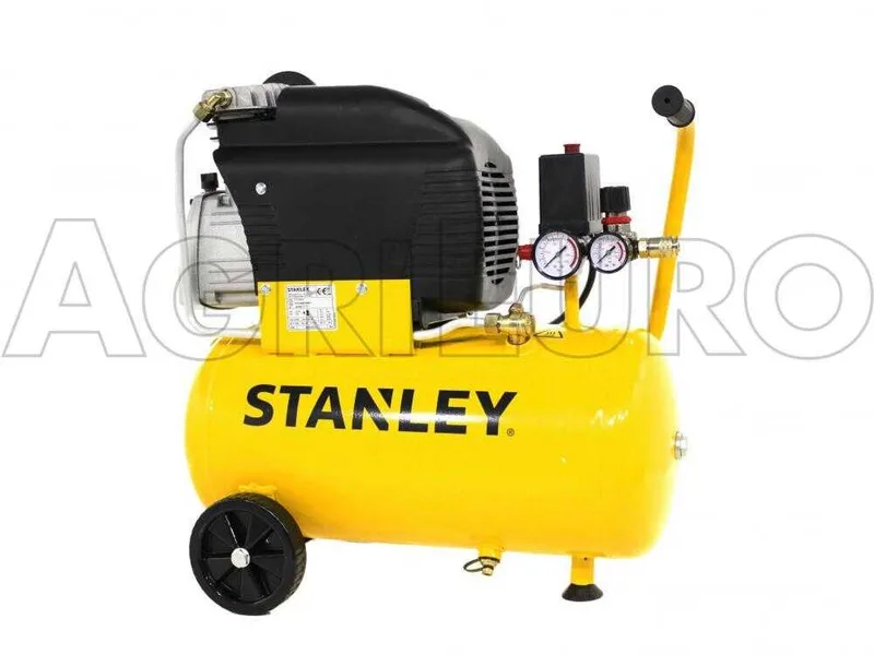 Stanley D210/8/24 - Compresseur d'air électrique monophasé - Moteur 2 CV - 24 L