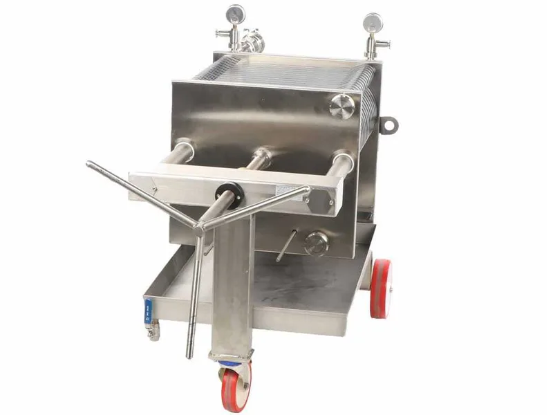 Enotecnica Pillan FC43 - Filtre professionnel pour cave à vin, 30 cartons 40x40 cm - Châssis et pompe INOX