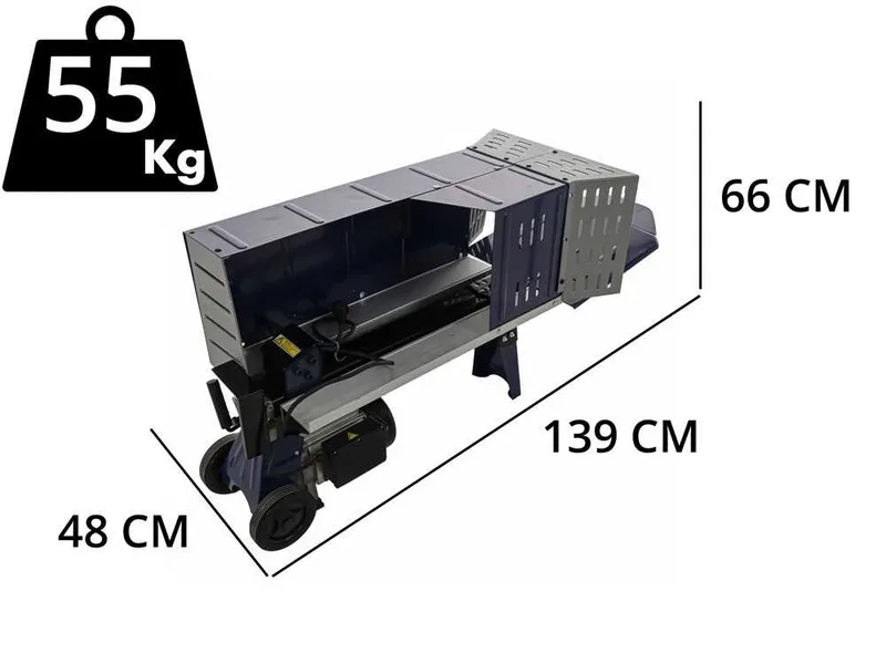 BullMach BM-LS-E 5 H - Fendeuse à bois électrique - Horizontale - 230V