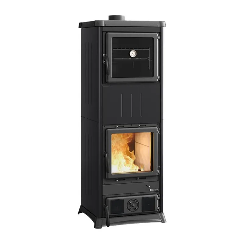 La Nordica nova FORNO.16 steel - Anthracite Noir poêle à bois