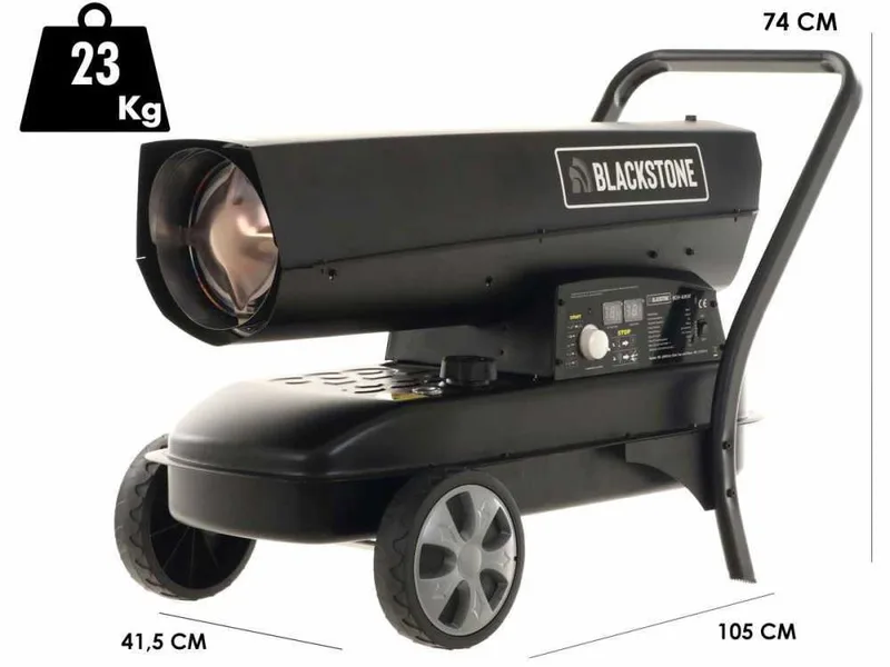 BlackStone BDH 40 KW - Générateur d'air chaud diesel - à chauffage direct - 40 KW