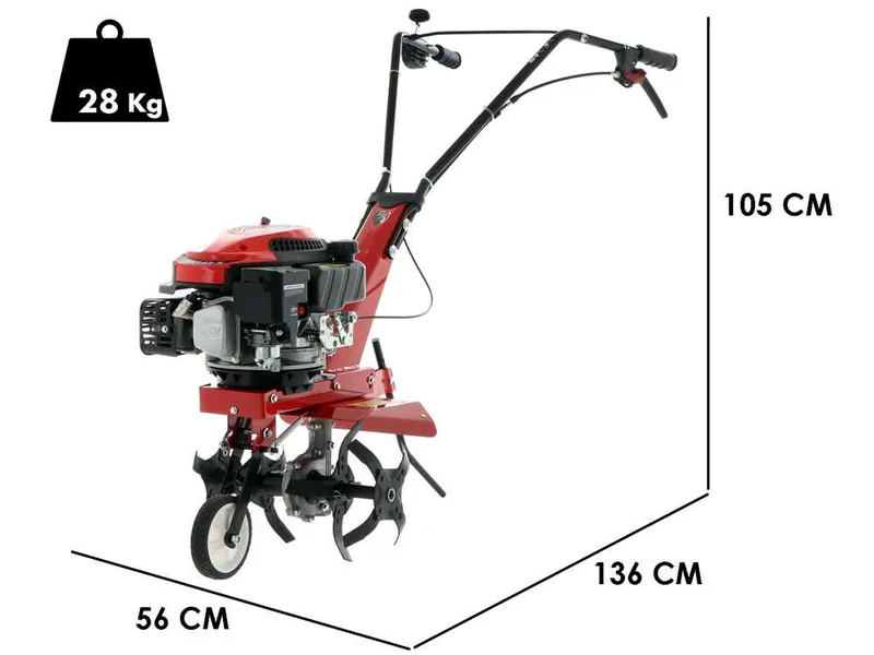 Italian Power RG1.3-45 Q-D - Motobineuse à essence 4,5 CV - Rato RV145-S