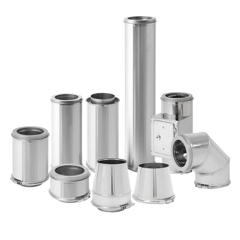 Conduit de cheminée en acier inoxydable 150 mm Kit complet 3,3 m