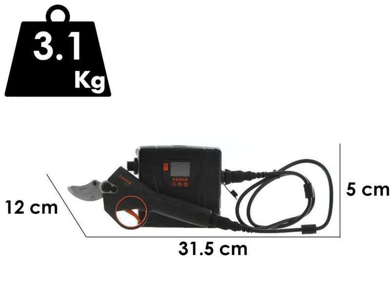 Sécateur électrique à batterie Bahco BCL24 - 43,2V 6.8Ah - Diamètre de coupe 45 mm