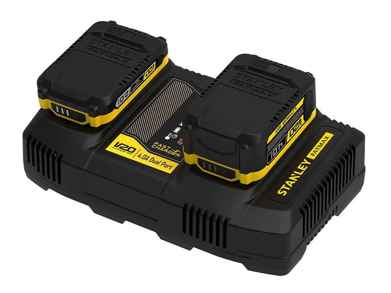 Chargeur double Stanley V20 stanley fatmax - 18 V/4,0 A