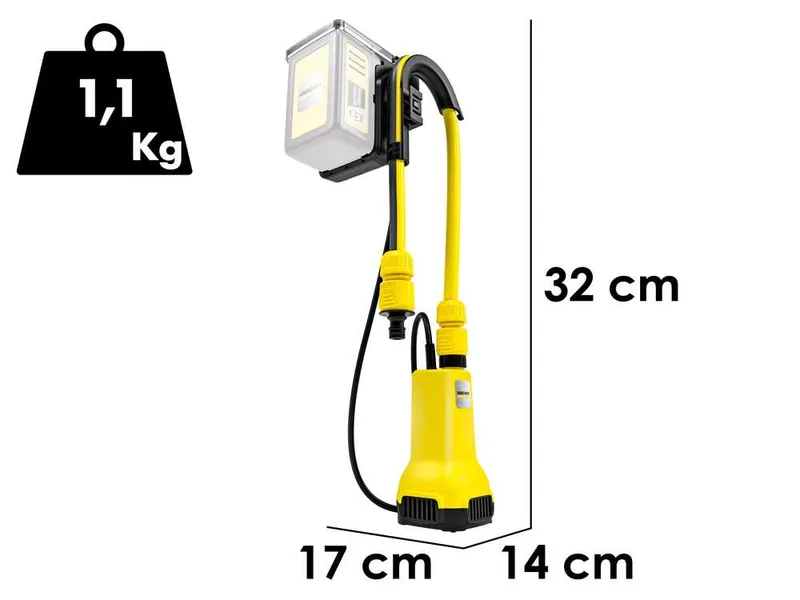 Karcher BP 2.000-18 Barrel - Pompe immergée pour eaux claires