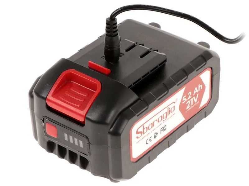 Kit Sbaraglia Tecno Cordless - 1x batterie 21V/5.2 Ah + 1x Chargeur
