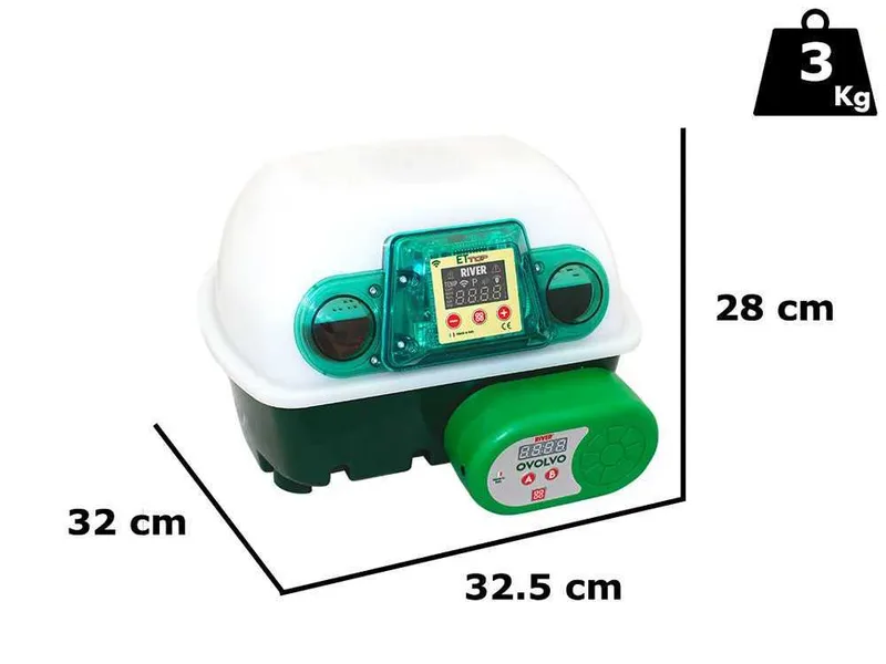 River Systems ET 12 TOP - Couveuse à œufs automatique - 12 œufs