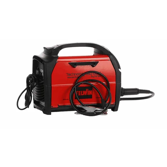 Telwin Technomig 180 Dual Synergic - Poste à souder inverter à fil - Pour MIG-MAG/FLUX/BRAZING/MMA/ TIG DC-Lift - NO GAS
