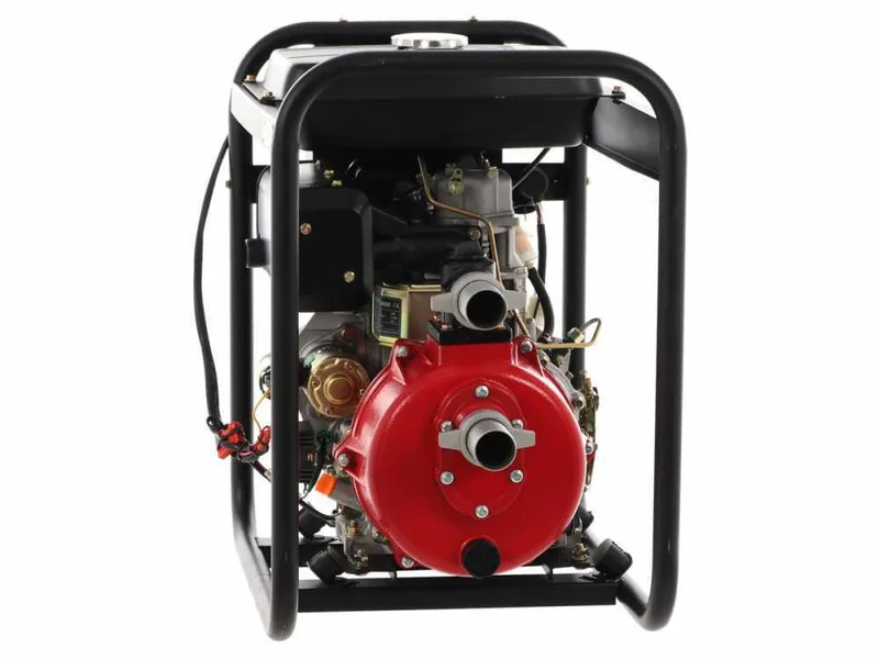 Motopompe diesel Blackstone BD-HH 5100 raccords 50 mm - 2 pouces - Grande Hauteur d'élevation - démarrage électrique - Euro 5