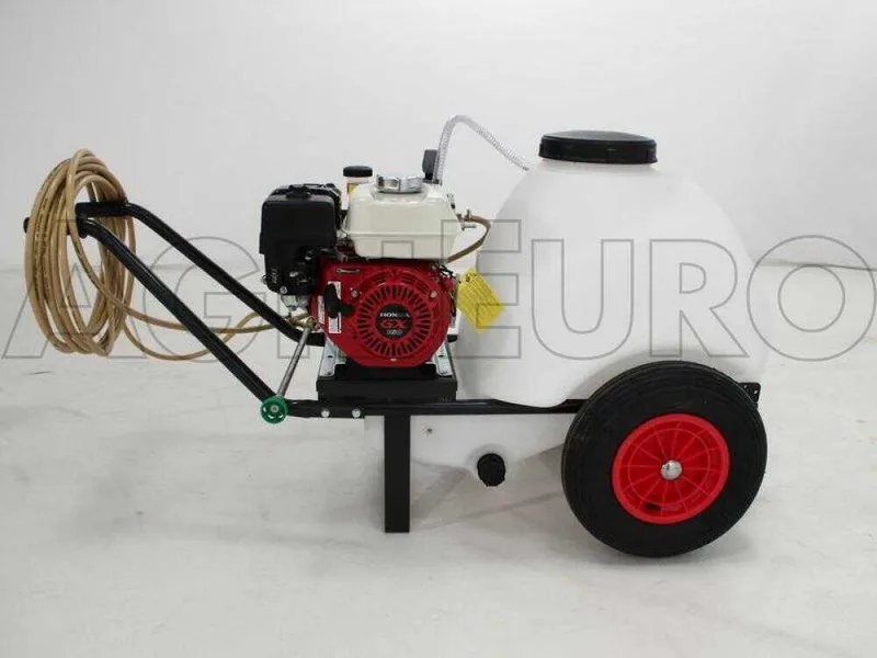 Groupe motopompe de pulvérisation Comet APS 41 - Honda GX 160 et chariot avec cuve 120 L