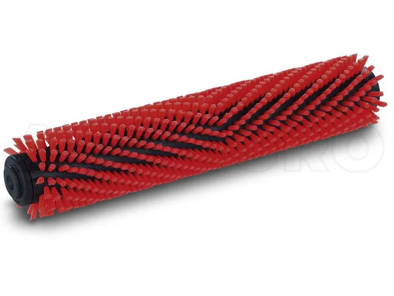 Rouleau brosse, souple, rouge, 300¬MM