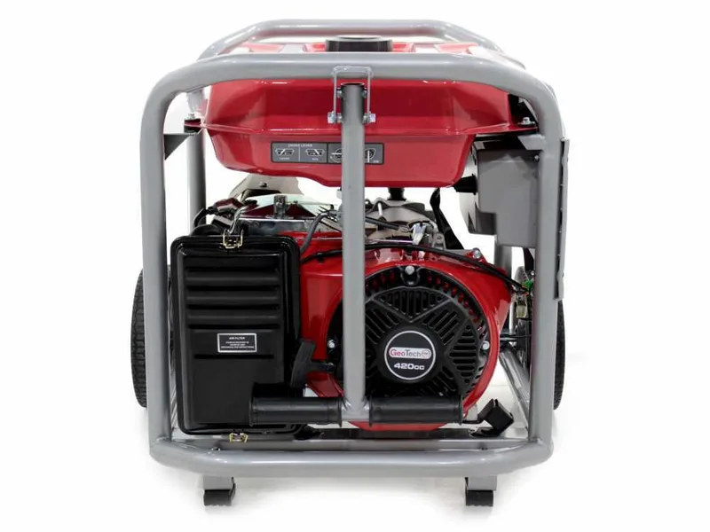 GeoTech Pro GGP 8000-3 - Groupe électrogène sur chariot avec AVR 6.6 kW - Continue 6 kw Triphasé
