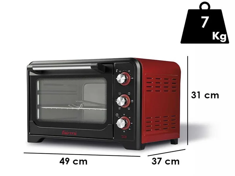 Girmi FE30 - Four électrique ventilé 30 L 1600 W