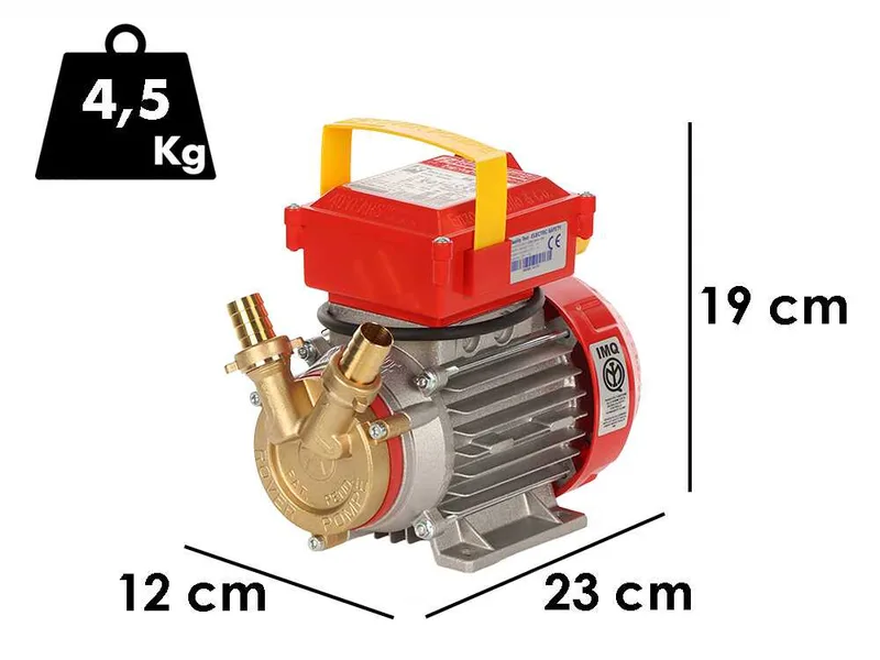 Rover BE-M 20 - Pompe électrique de transfert en bronze - Monophasée - 230 V