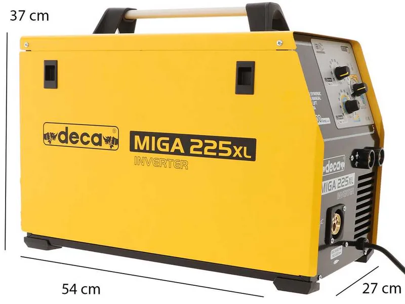 Poste à souder à fil inverter multi-procédés Deca miga 225XL 1Ph 230/50-60 - gaz/no gaz