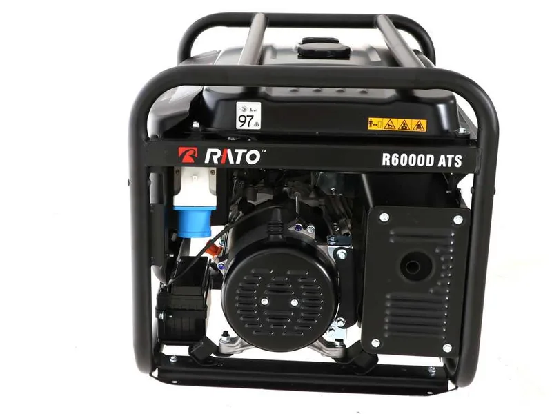 Rato R6000D-ATS AVR - Groupe électrogène à essence avec AVR 6 kW - Continue 5.5 kW Monophasé