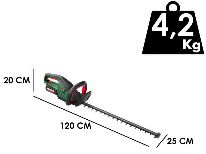 Bosch AdvancedHedgeCut 36 - Taille-haie à batterie lithium 36V/2Ah - Lame de 65 cm