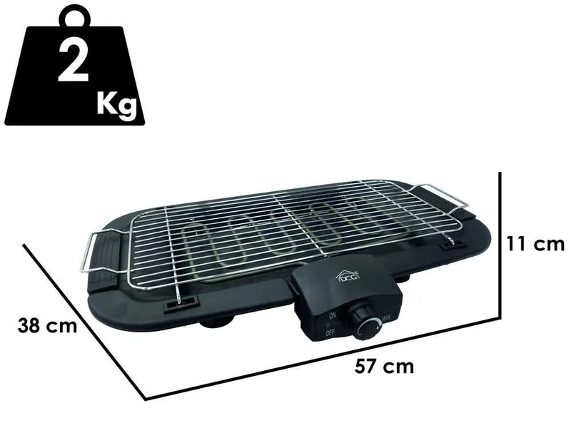 DCG BQ2496N - Barbecue électrique