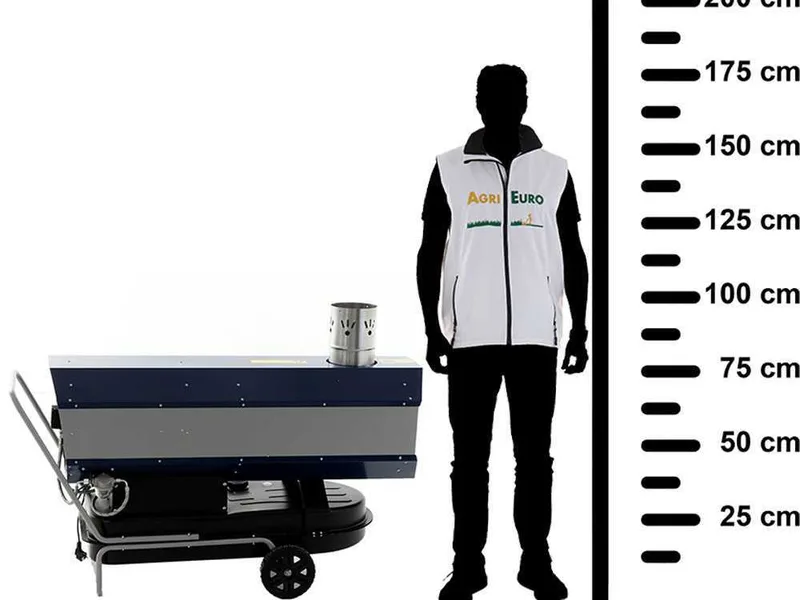 BullMach BM-IDH 50KW - Générateur d'air chaud diesel - à combustion indirecte