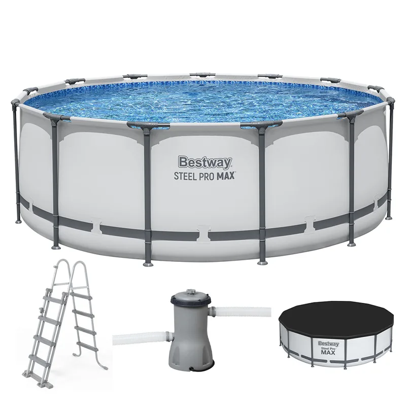 Bestway Steel Pro max 5618W - Ø396x122 cm - Piscine ronde
