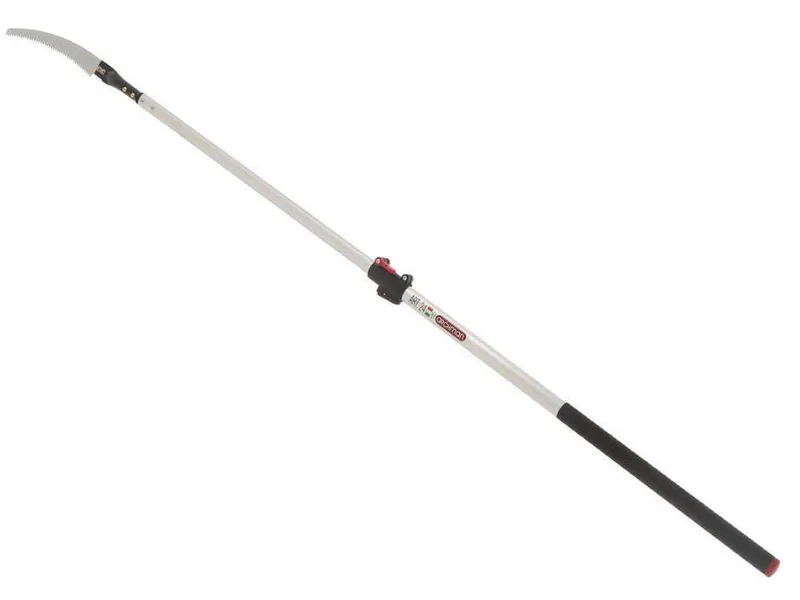 Scie courbée de 330 mm sur perche télescopique ovale en aluminium de 2 m Archman Art. 25+69