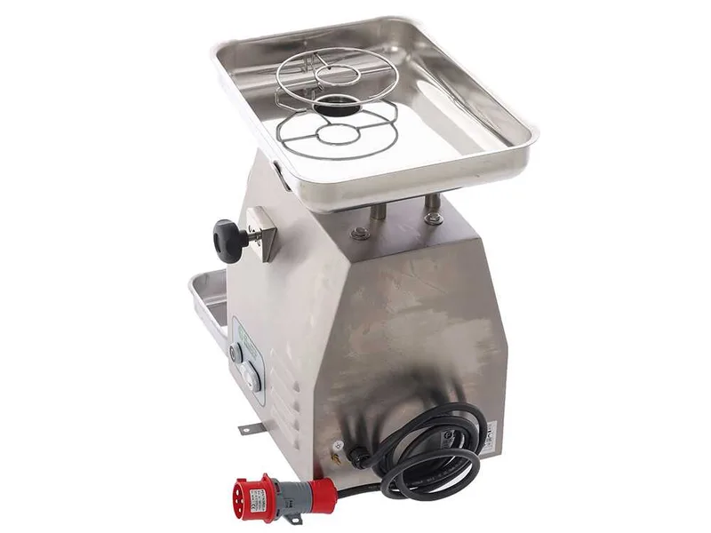 Fimar 22RG - Hachoir à viande électrique - 400 V - 1.5 CV - Groupe de hachage en INOX - Avec inverseur de marche