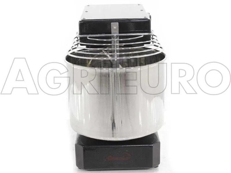Pétrin à spirale Famag IM 10 à 10 vitesses avec moteur électrique - 10 Kg - Noir