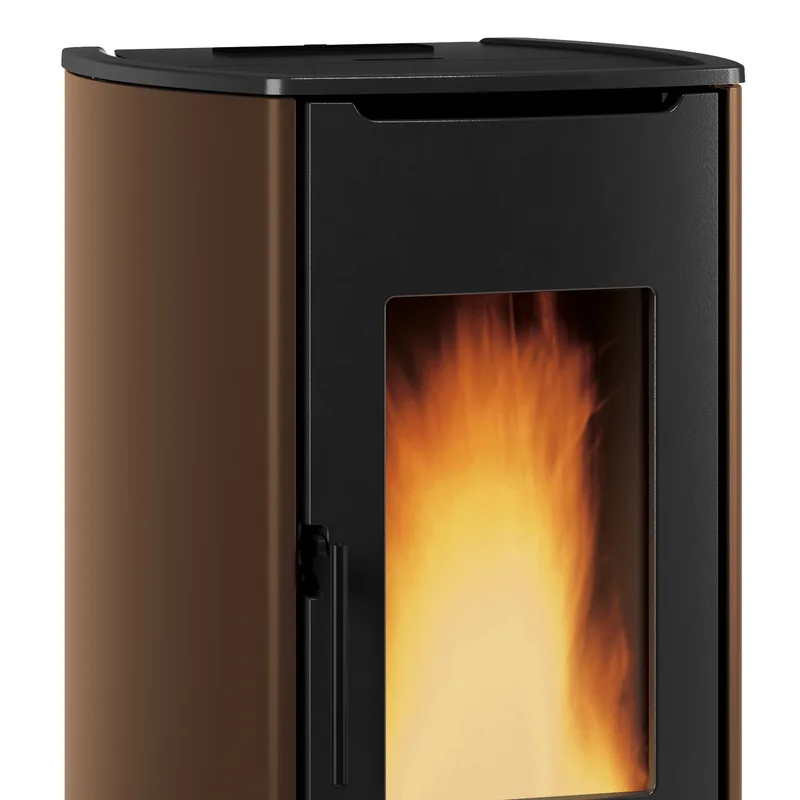 Extraflame Marina Idro 16 H11 poêle à granulés bouilleur acier bronze