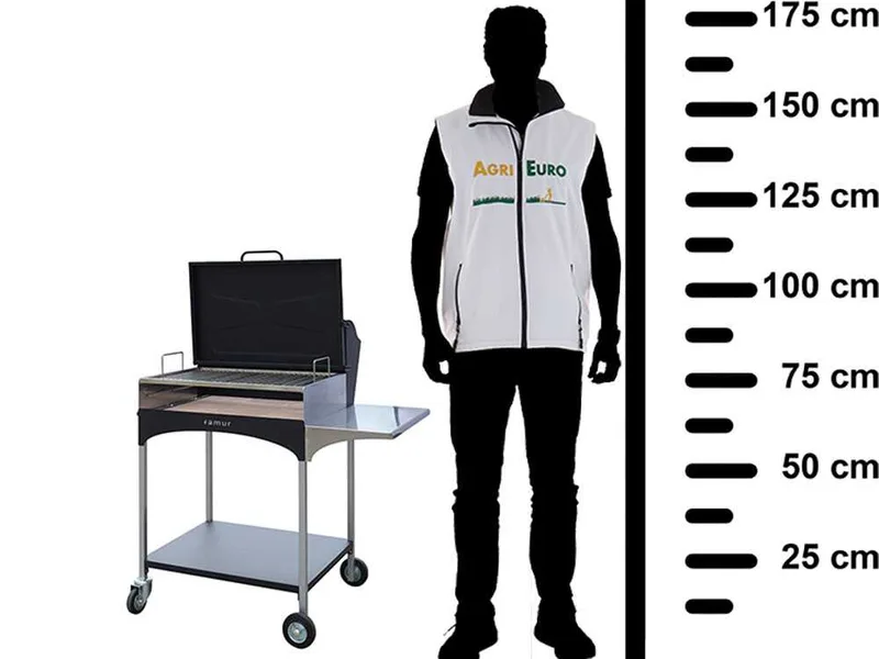 Famur BK 8 Elite - Barbecue à bois et charbon