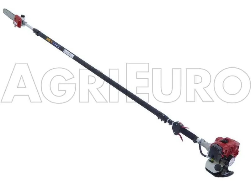 Perche élagueuse GeoTech Pro PP 270 EVO moteur thermique sur perche télescopique