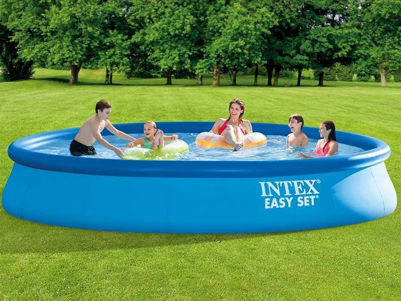 Intex Easy Set 28158NP - Ø457x84 cm - Piscine gonflable + Épurateur à cartouche